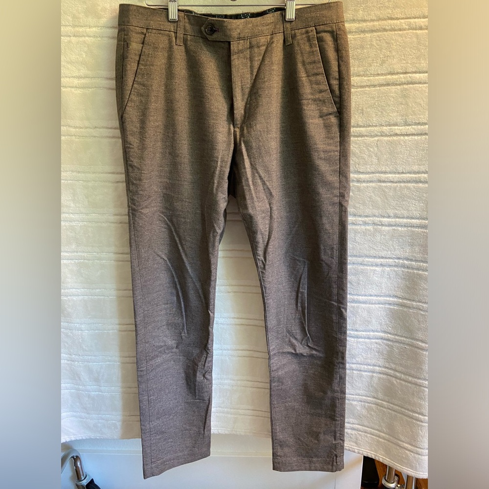 Ted Baker London Men’s Lommy Classic fit brushed dress pants - 32R